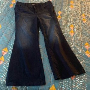 Torrid Bombshell Flare, Size 18 Short, Dark Denim, Worn Once